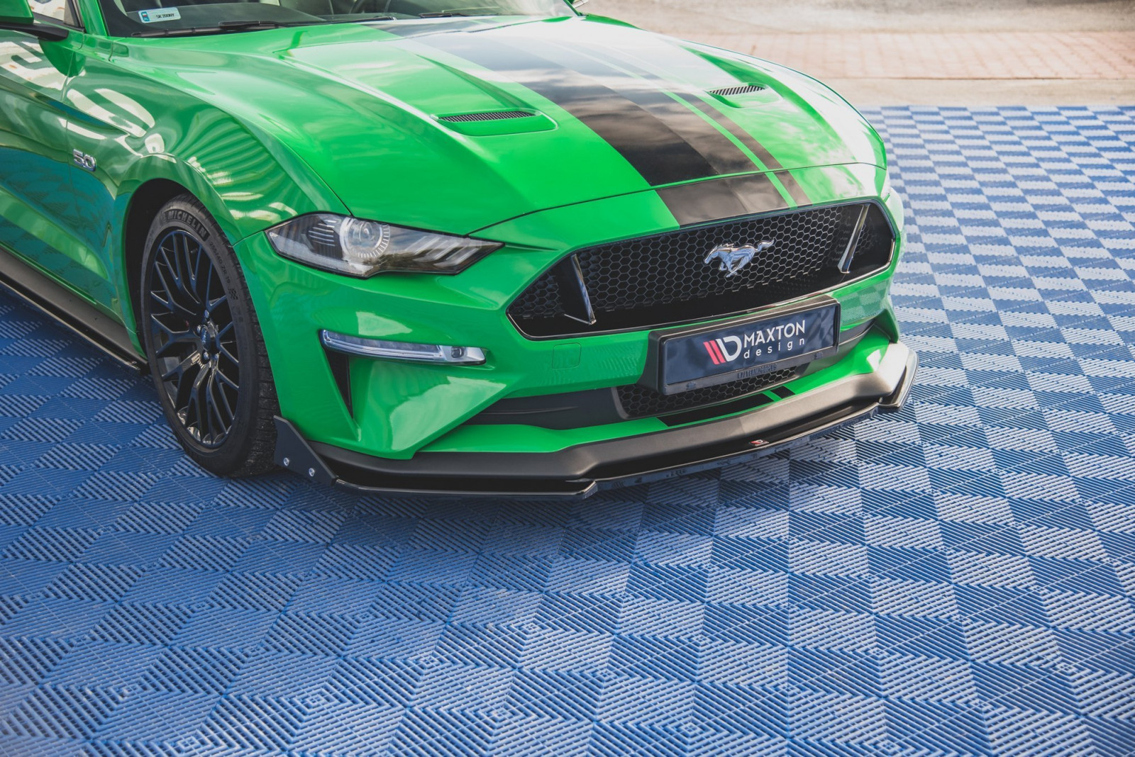 Splitter Przedni + Flaps V.2 Ford Mustang GT Mk6 Facelift