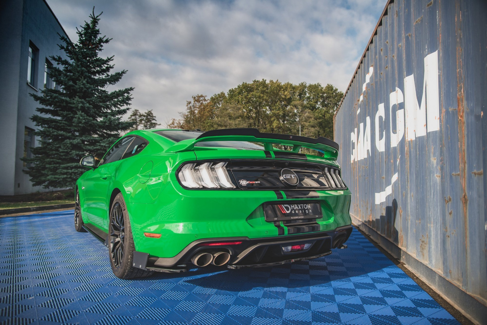 Splittery Tylne Boczne + Flaps V.1 Ford Mustang GT Mk6 Facelift