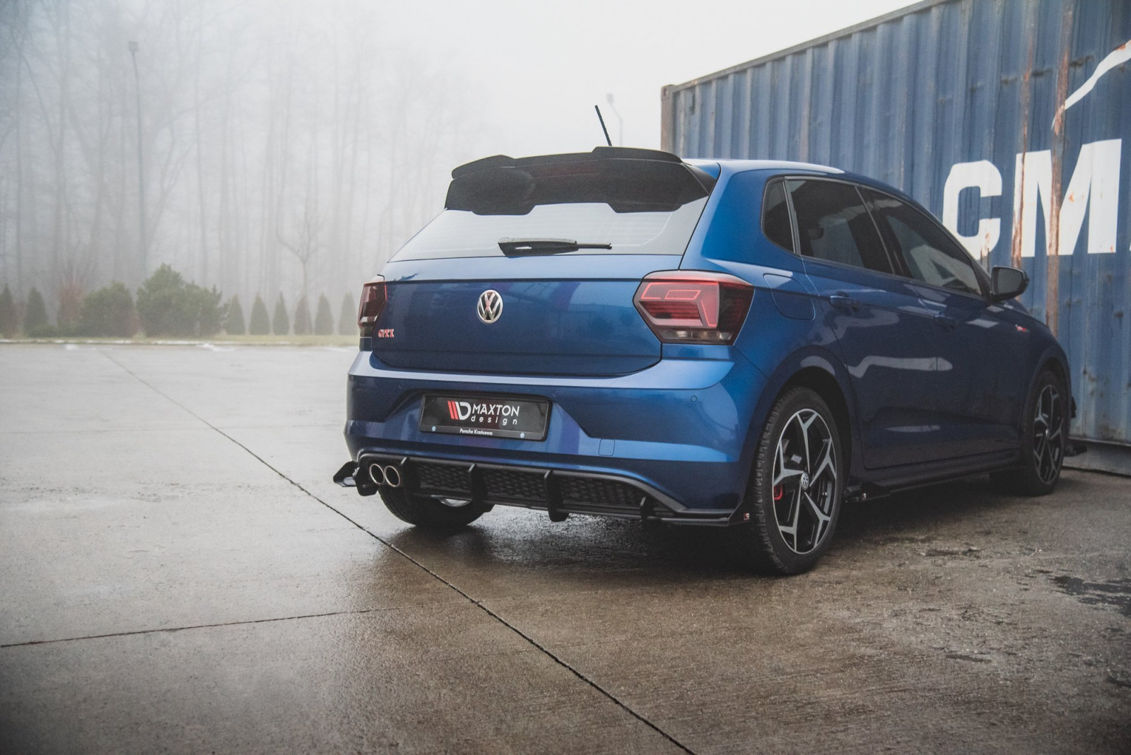 Dokładka Tylna Racing Durability + Flaps Volkswagen Polo GTI Mk6