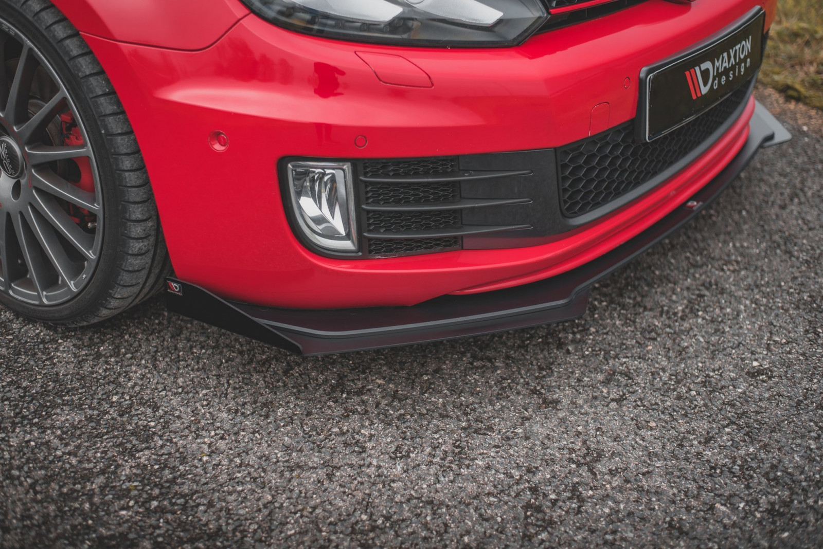 Splitter Przedni Racing Durability V.3 + Flaps Volkswagen Golf GTI Mk6