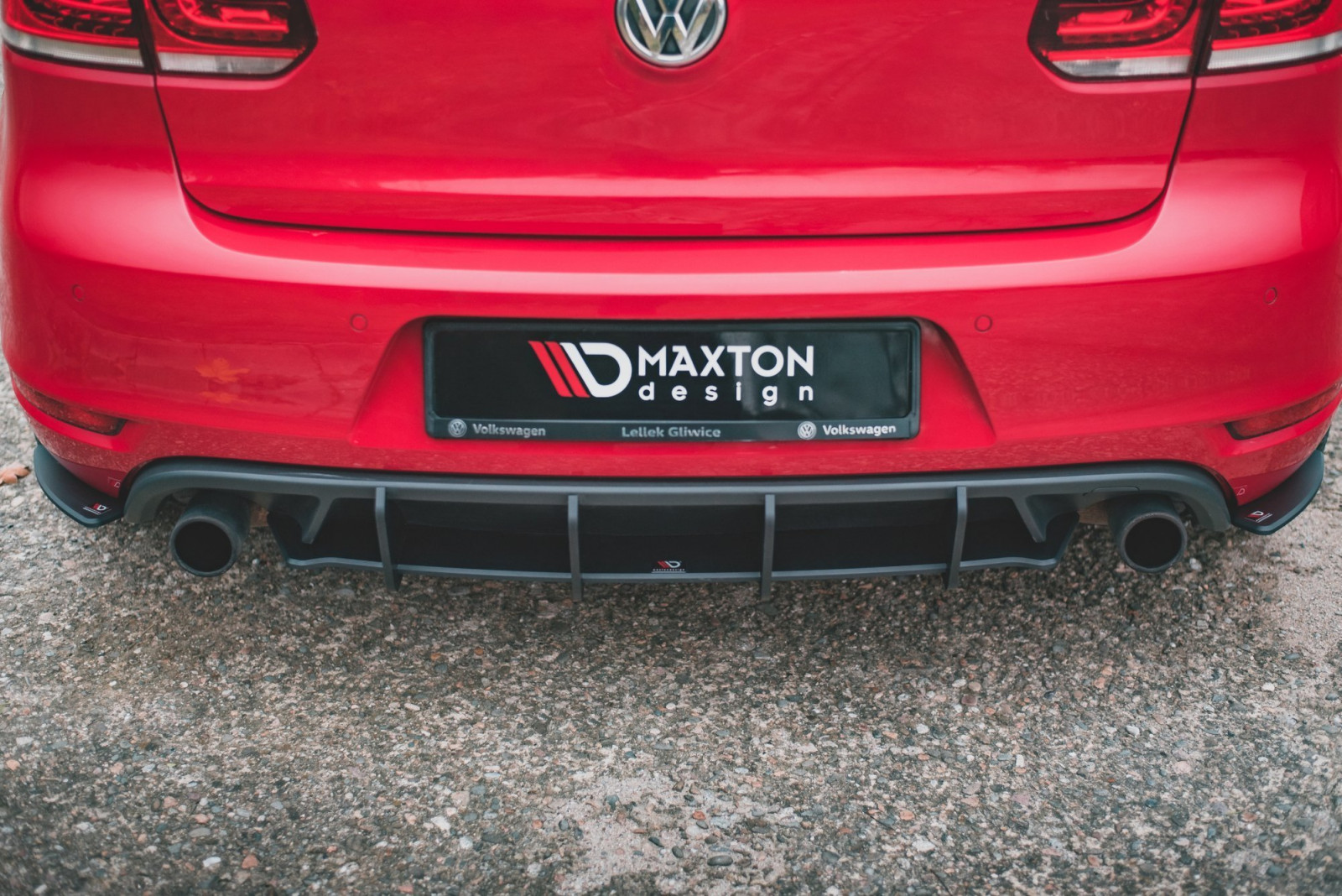 Dyfuzor Tylny Racing Durability V.2 Volkswagen Golf GTI Mk6