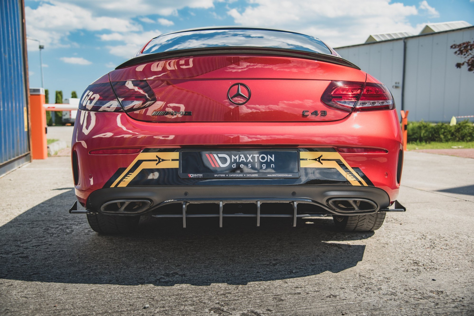 Dyfuzor Tylny Racing Durability Mercedes-AMG C43 Coupe C205