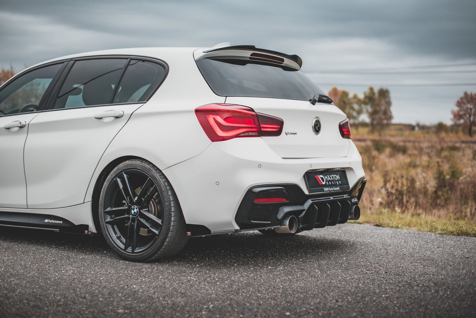 Splittery Tylne Boczne Racing Durability V.3 + Flaps BMW 1 F20 M140i 