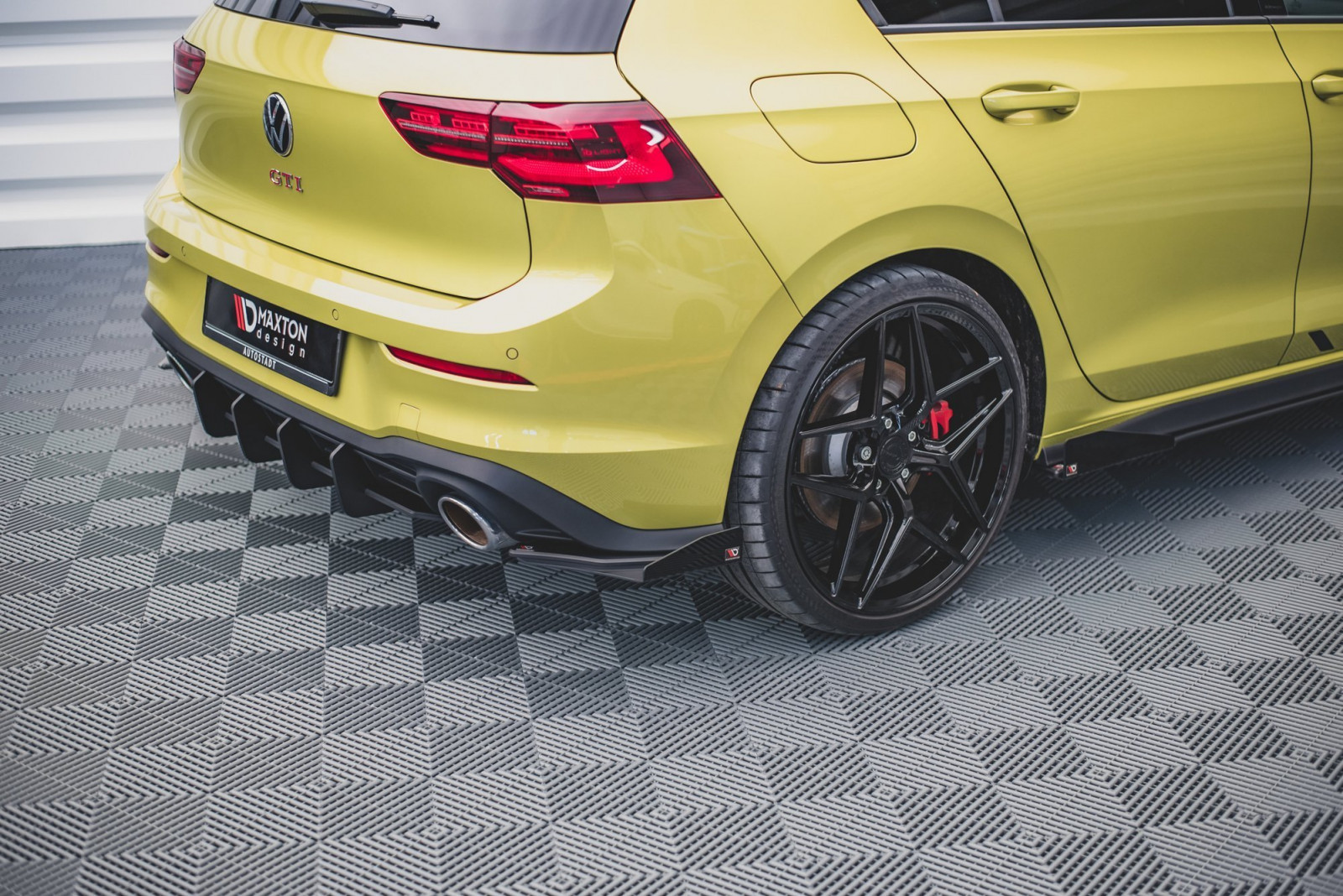 Splittery Tylne Boczne Racing Durability + Flaps Volkswagen Golf 8 GTI Clubsport