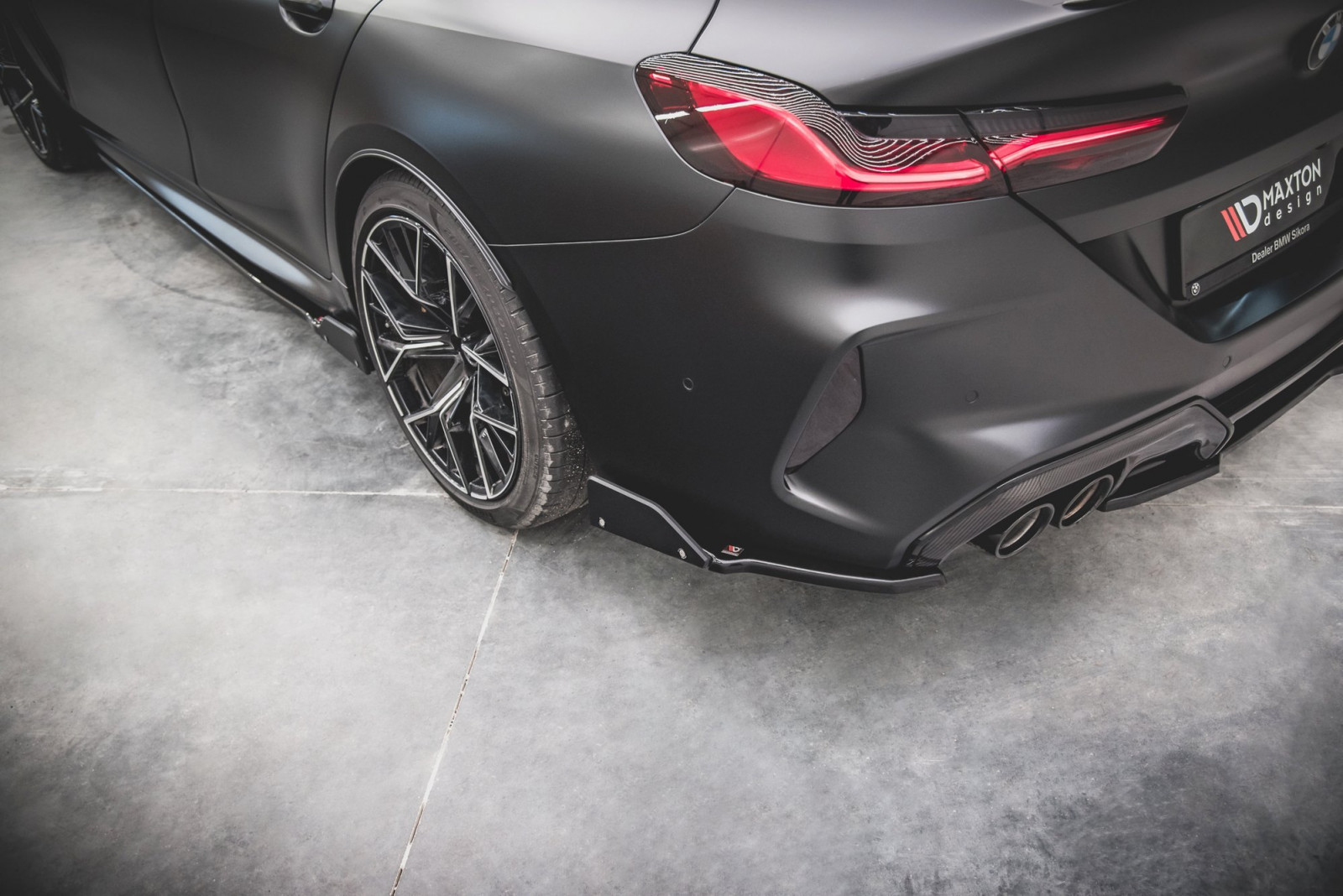 Splittery Tylne Boczne + Flaps V.1 BMW M8 Gran Coupe F93