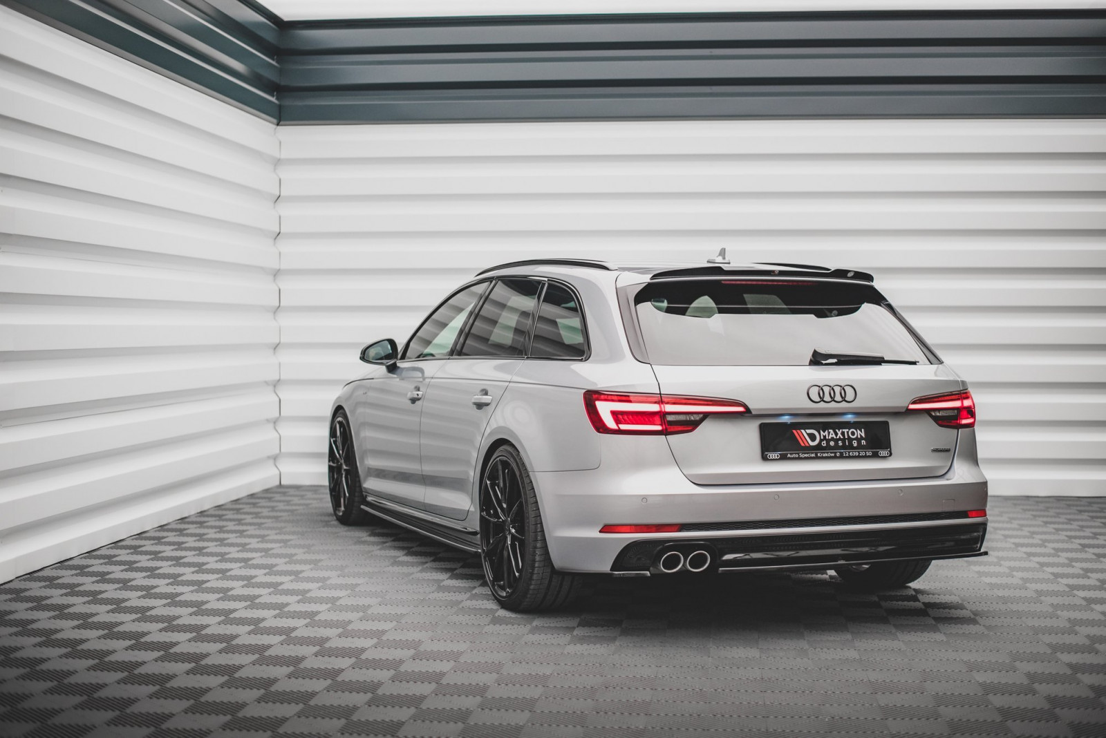 Przedłużenie Spoilera V.2 Audi S4 / A4 S-Line Avant B9 