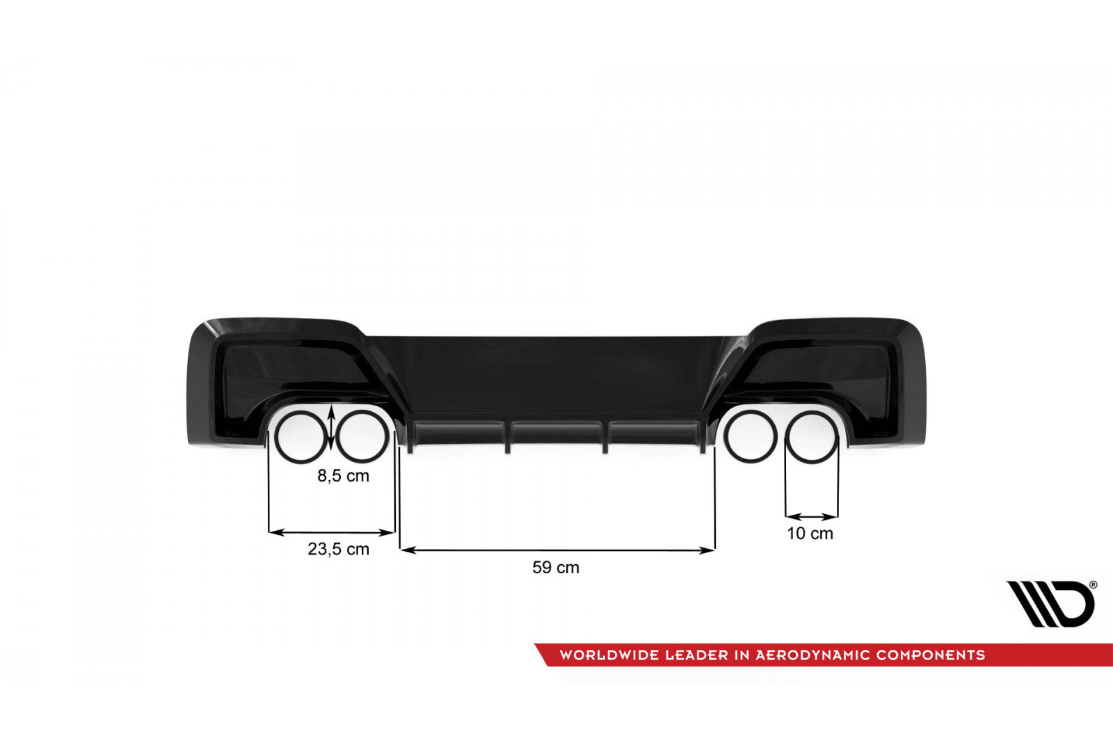 Dokładka Tylna V.2  BMW M135i F20