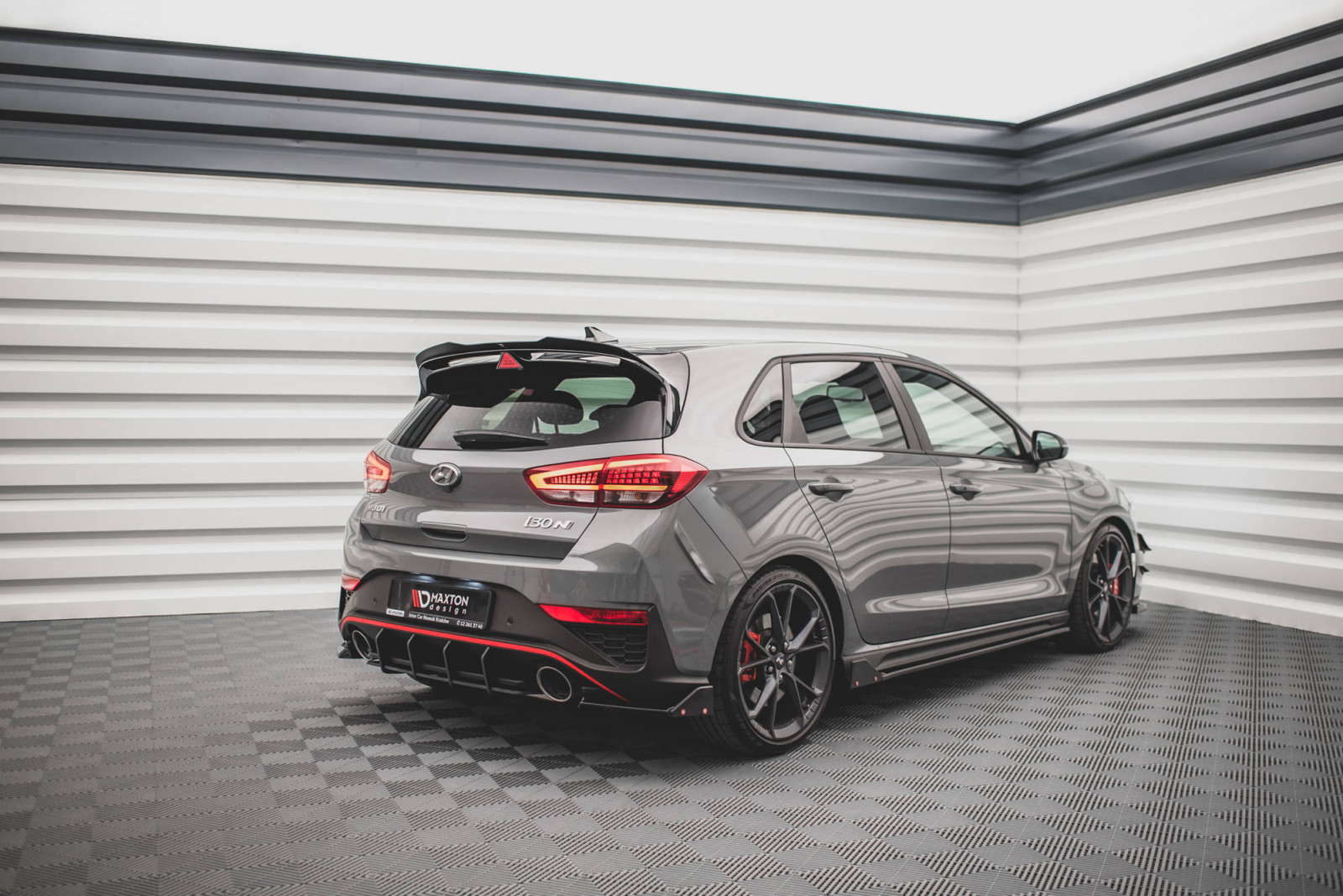 Splittery Tylne Boczne + Flaps V.1 Hyundai I30 N Hatchback Mk3 Facelift