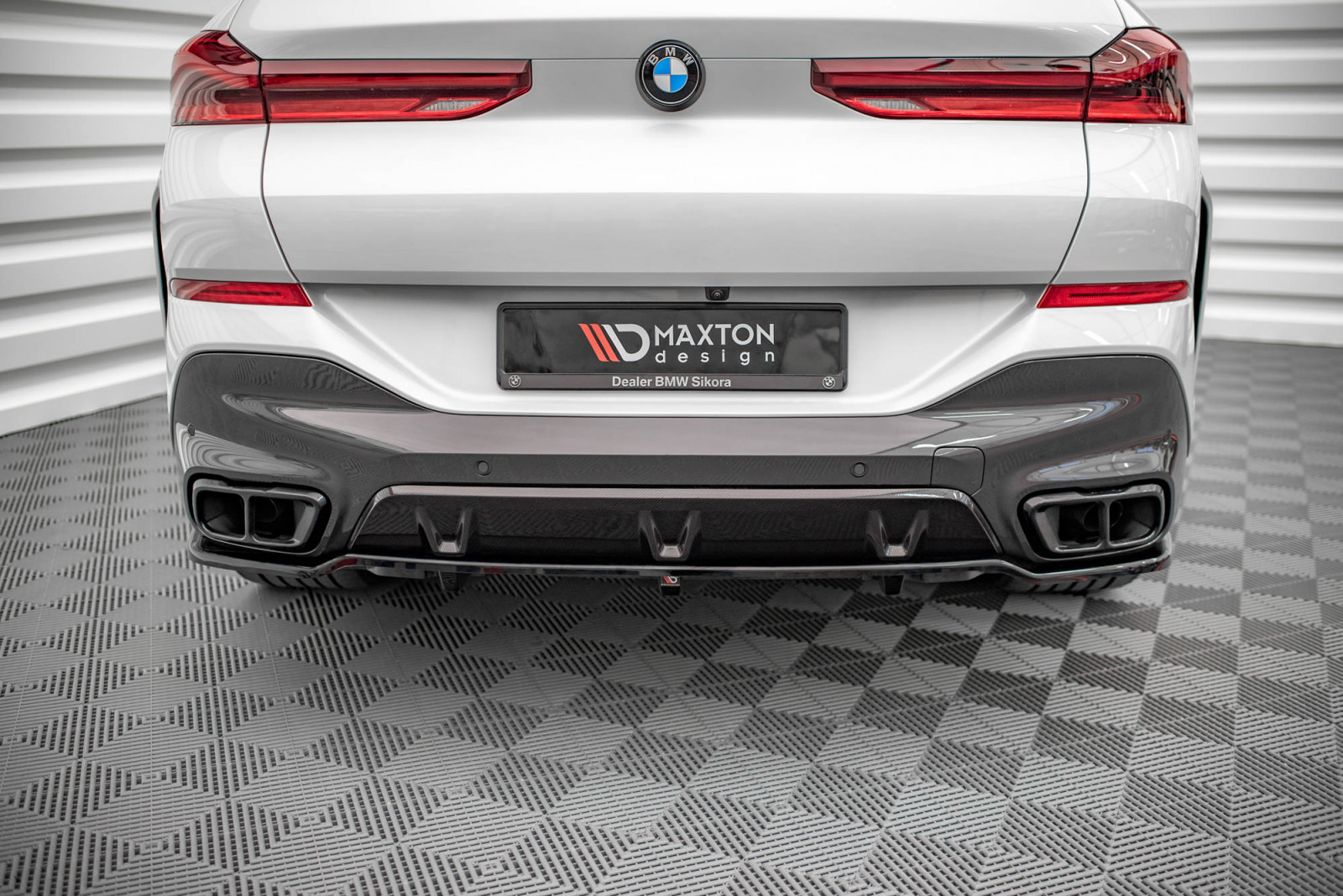 Splitter Tylny Środkowy (Z Dyfuzorem) BMW X6 M-Pack G06