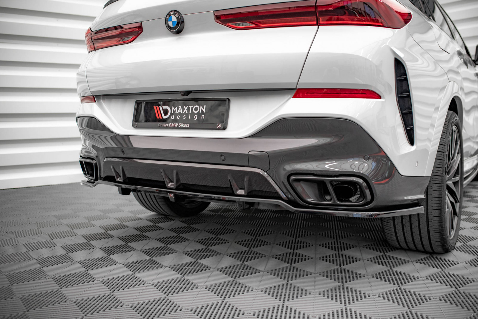 Splitter Tylny Środkowy (Z Dyfuzorem) BMW X6 M-Pack G06