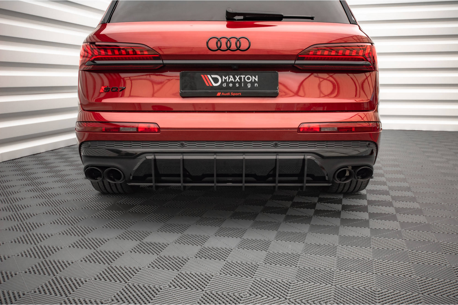 Dyfuzor Tylny Street Pro Audi SQ7 /Q7 S-Line Mk2 (4M) Facelift 