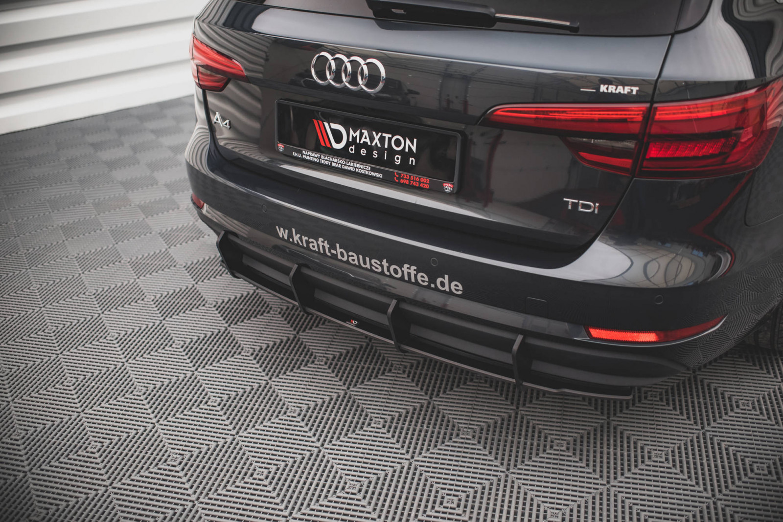 Dyfuzor Tylny Street Pro Audi A4 Avant B9