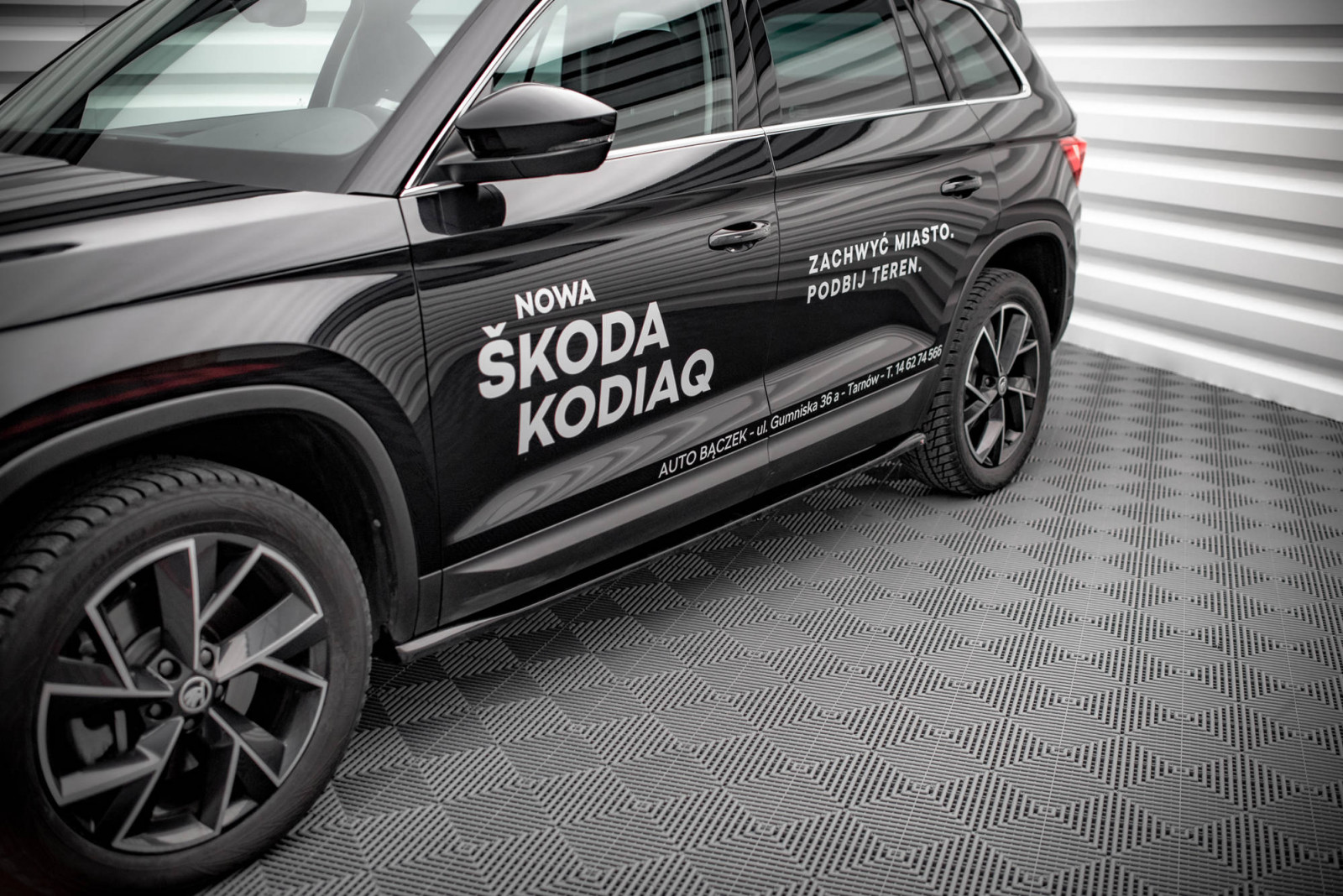 Dokładki Progów Skoda Kodiaq Mk1 Facelift