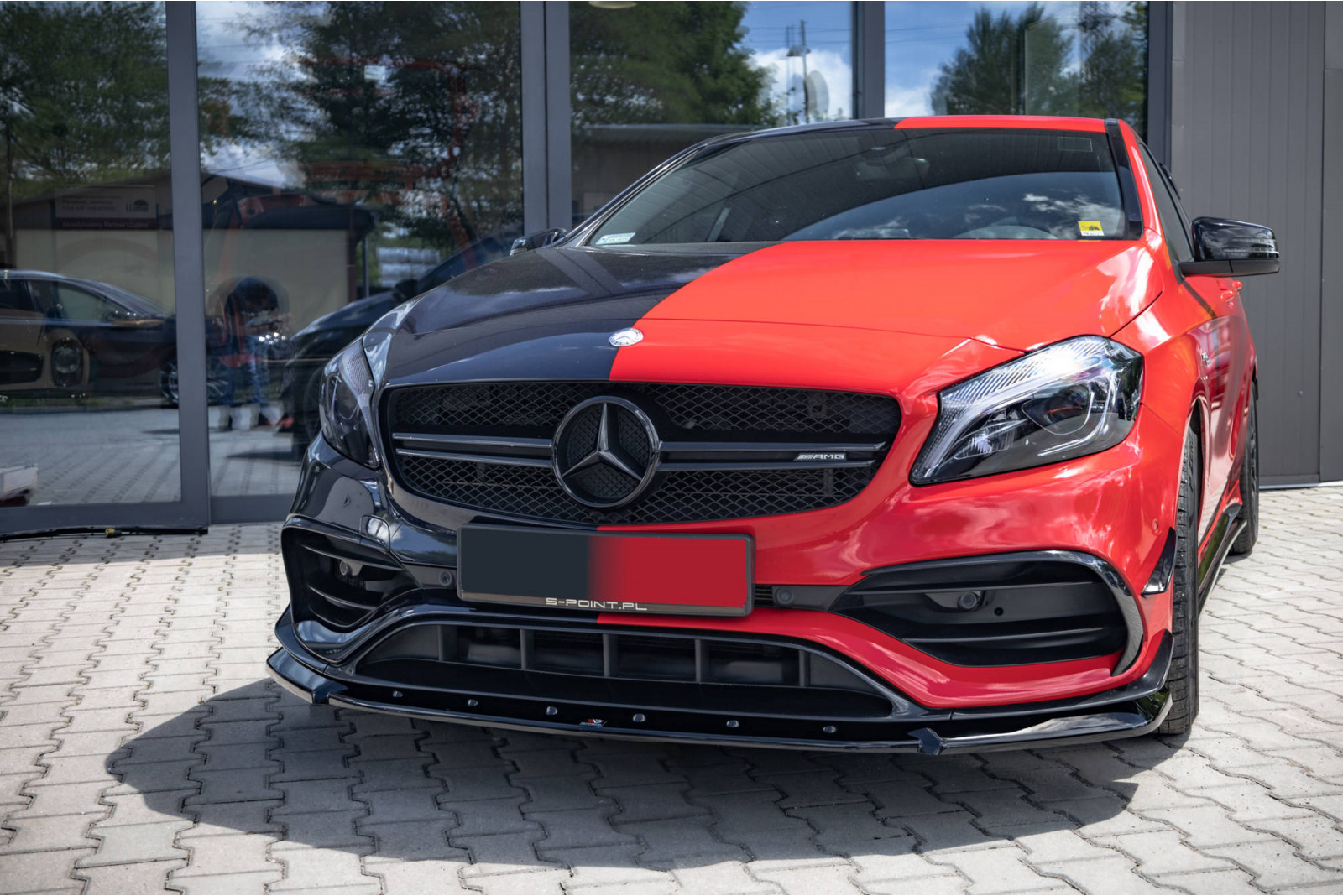 Splitter Przedni V.1 Mercedes-Benz A45 Aero W176 Facelift