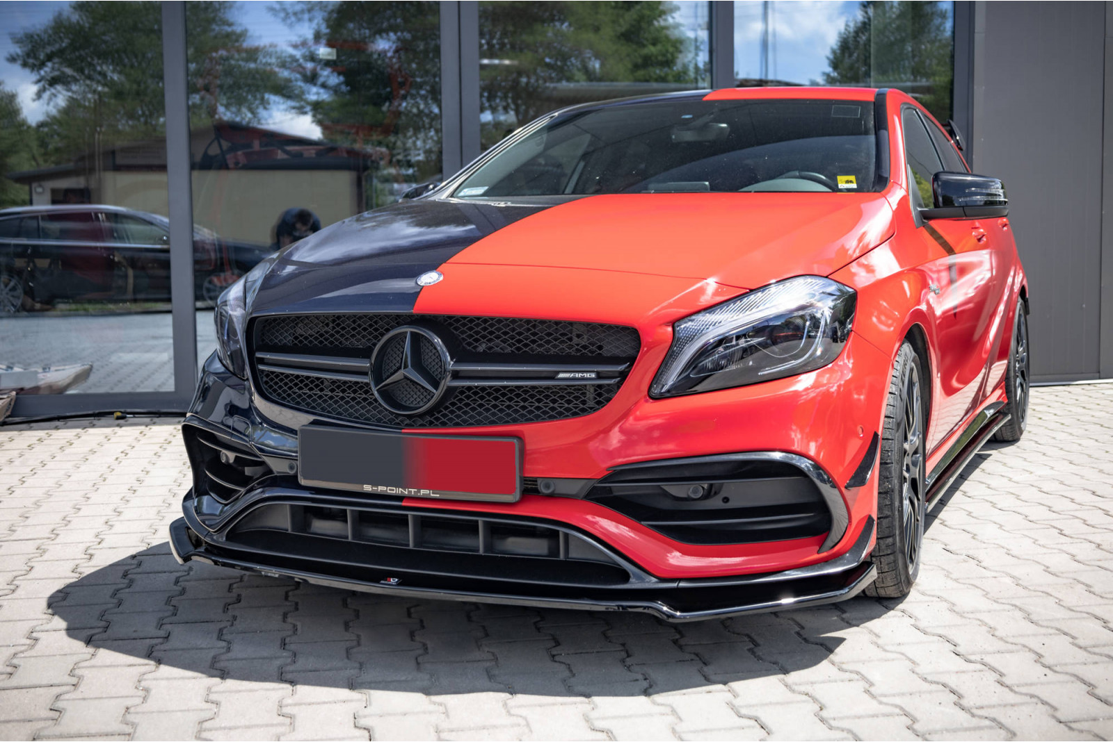 Splitter Przedni V.2 Mercedes-Benz A45 Aero W176 Facelift