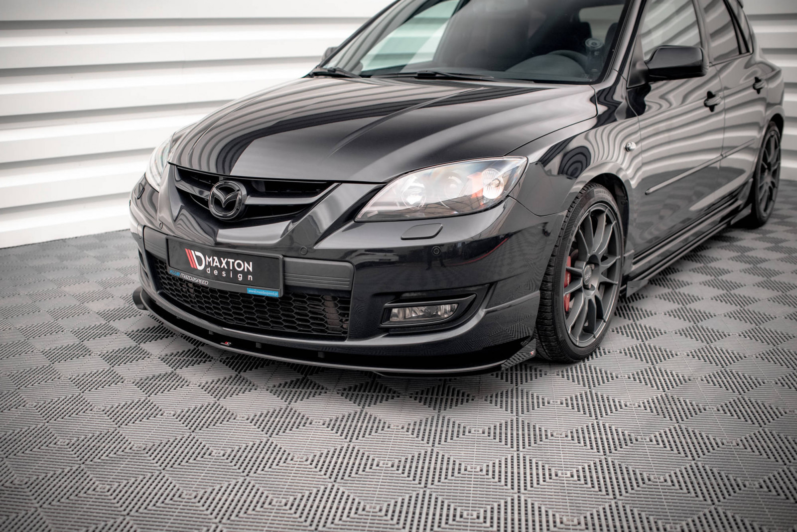 Splitter Przedni Street Pro V.1  + Flaps Mazda 3 MPS Mk1