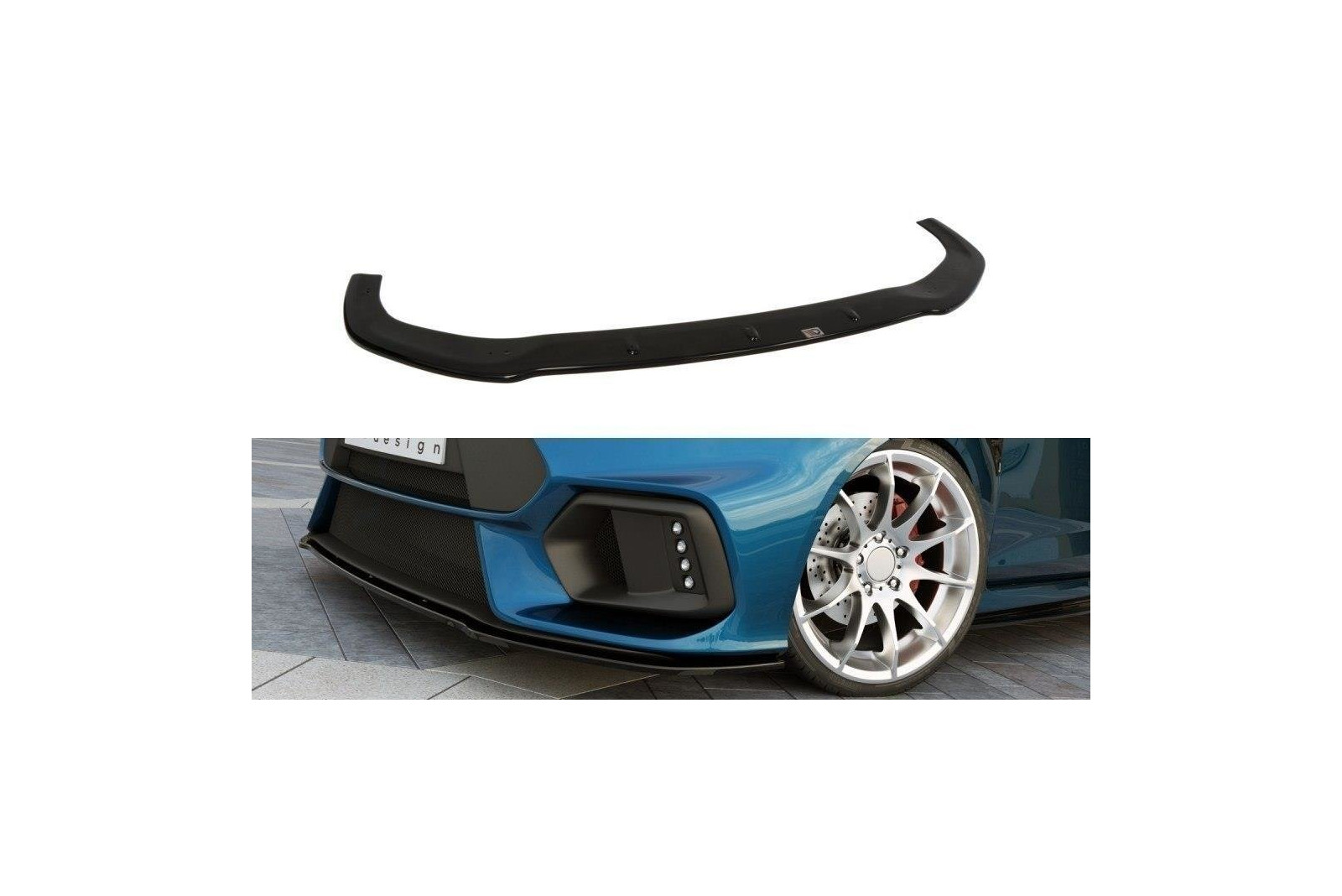 Splitter Przedni (Zderzak Focus RS Look) Ford Fiesta Mk7 FL 