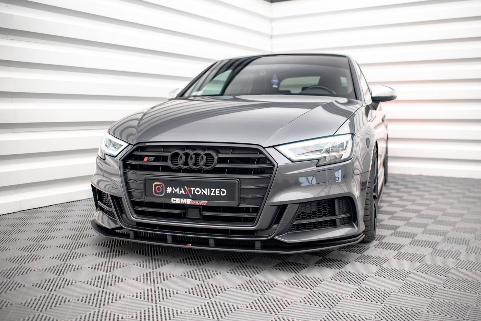 Splitter Przedni Street Pro Audi S3 Sportback 8V Facelift