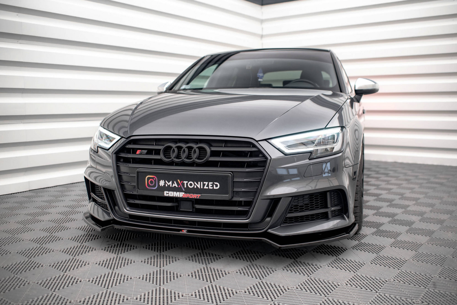 Splitter Przedni V.2 Audi S3 Sportback 8V Facelift