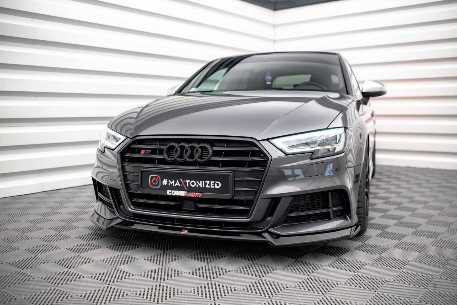 Splitter Przedni V.3 Audi S3 Sportback 8V Facelift