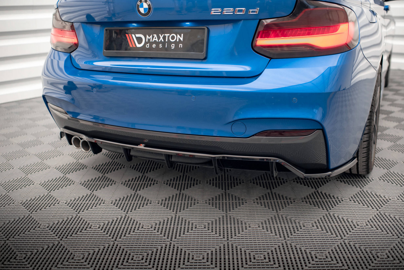 Splitter Tylny Środkowy (Z Dyfuzorem) BMW 2 M-Pack F22