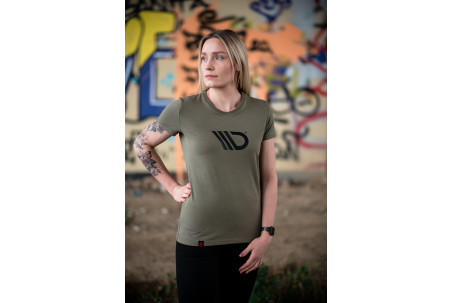 Damski t-shirt khaki