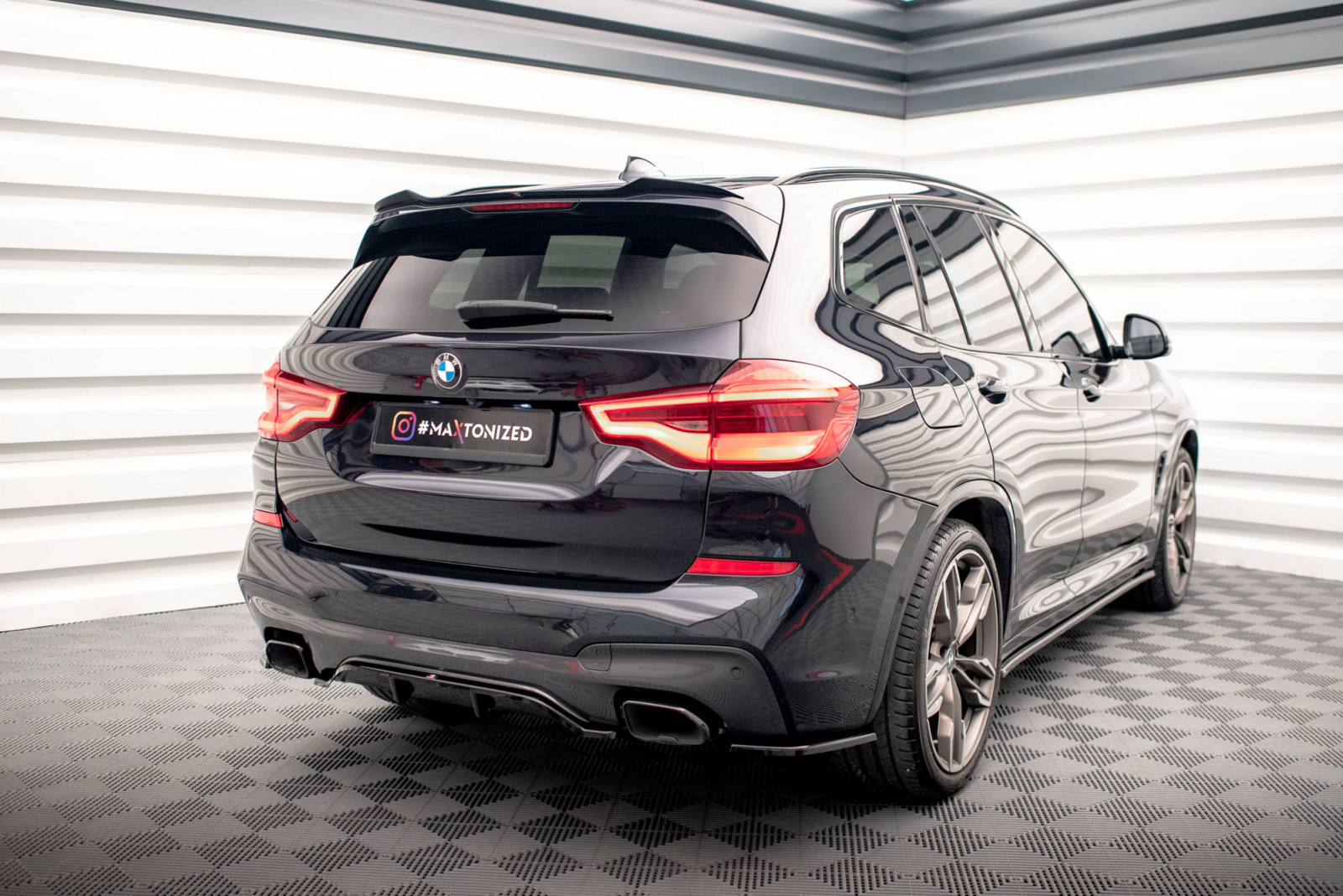 Splitter Tylny Środkowy (Z Dyfuzorem) BMW X3 M40i / M40d G01