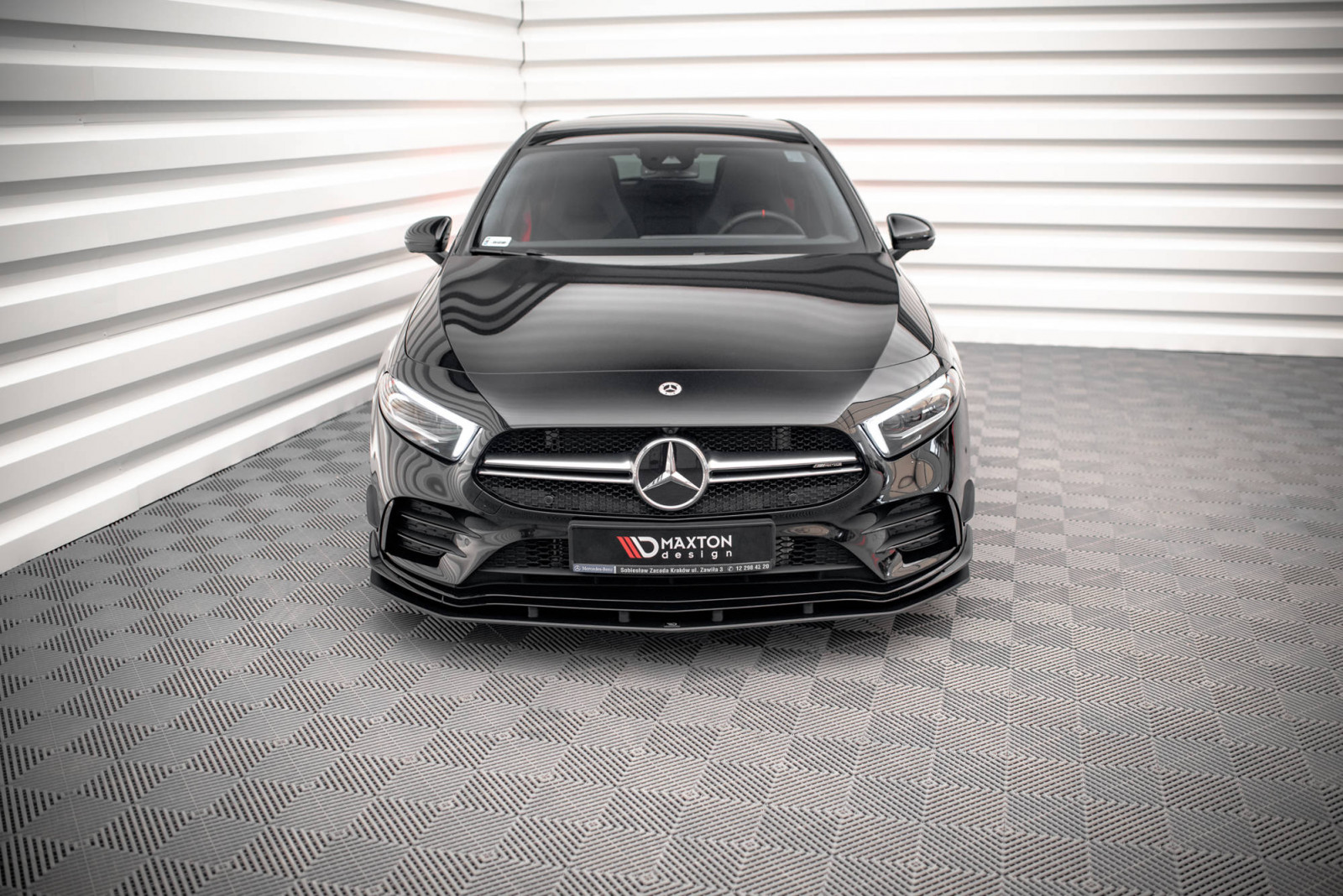 Splitter Przedni Street Pro Mercedes A35 AMG / AMG-Line Aero Pack W177 