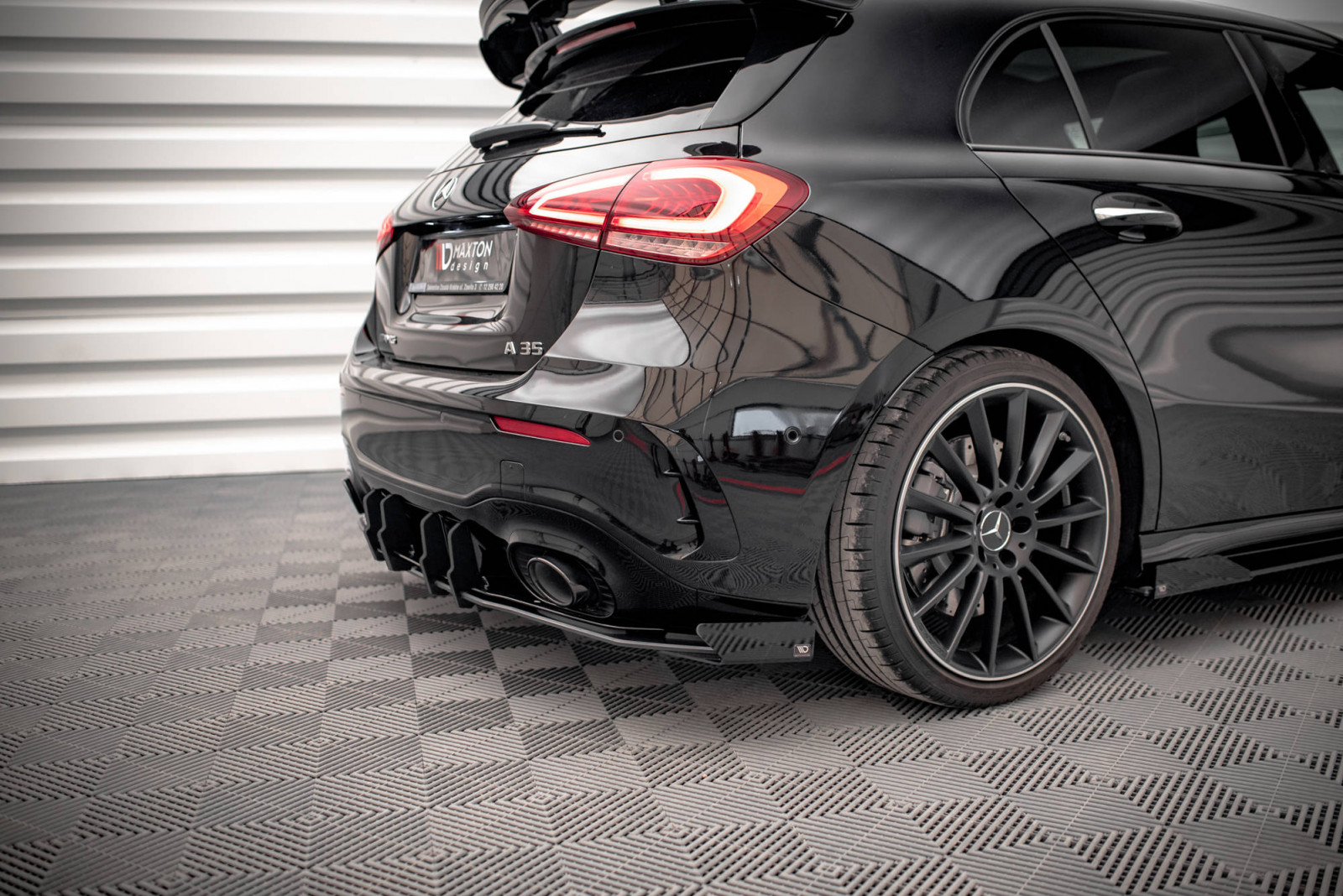 Dokładka Tylna Street Pro + Flaps Mercedes A35 AMG Hatchback Aero Pack W177