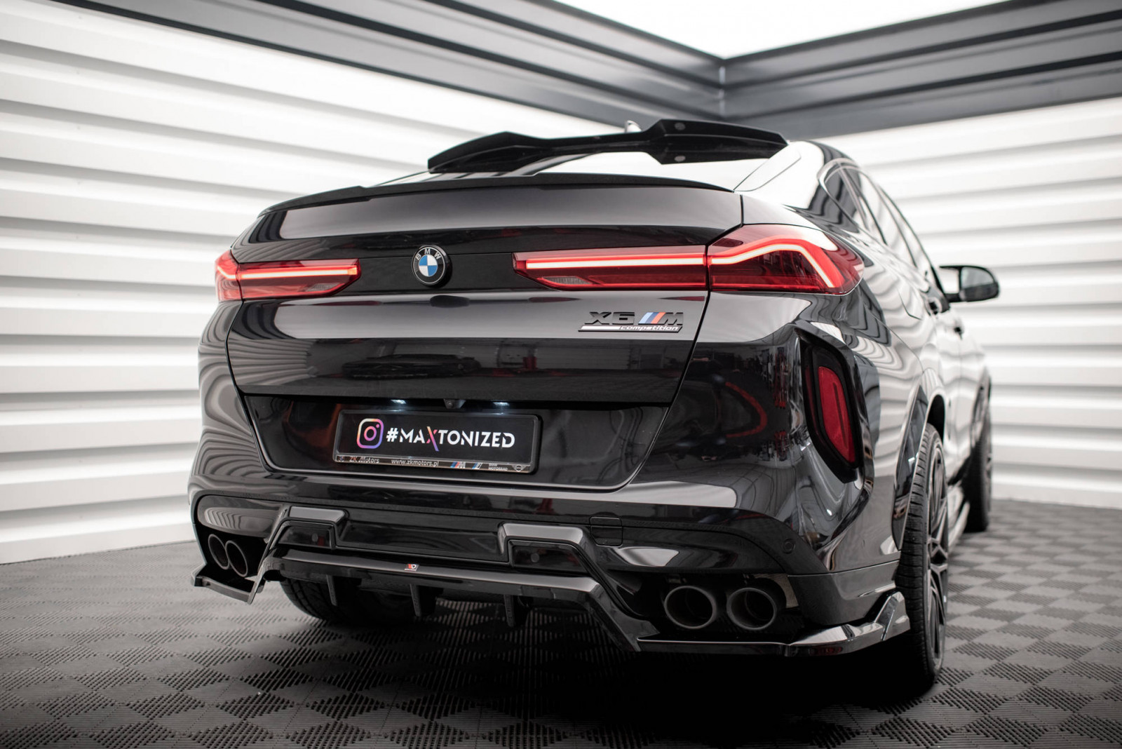 Splitter Tylny Środkowy (Z Dyfuzorem) BMW X6 M F96