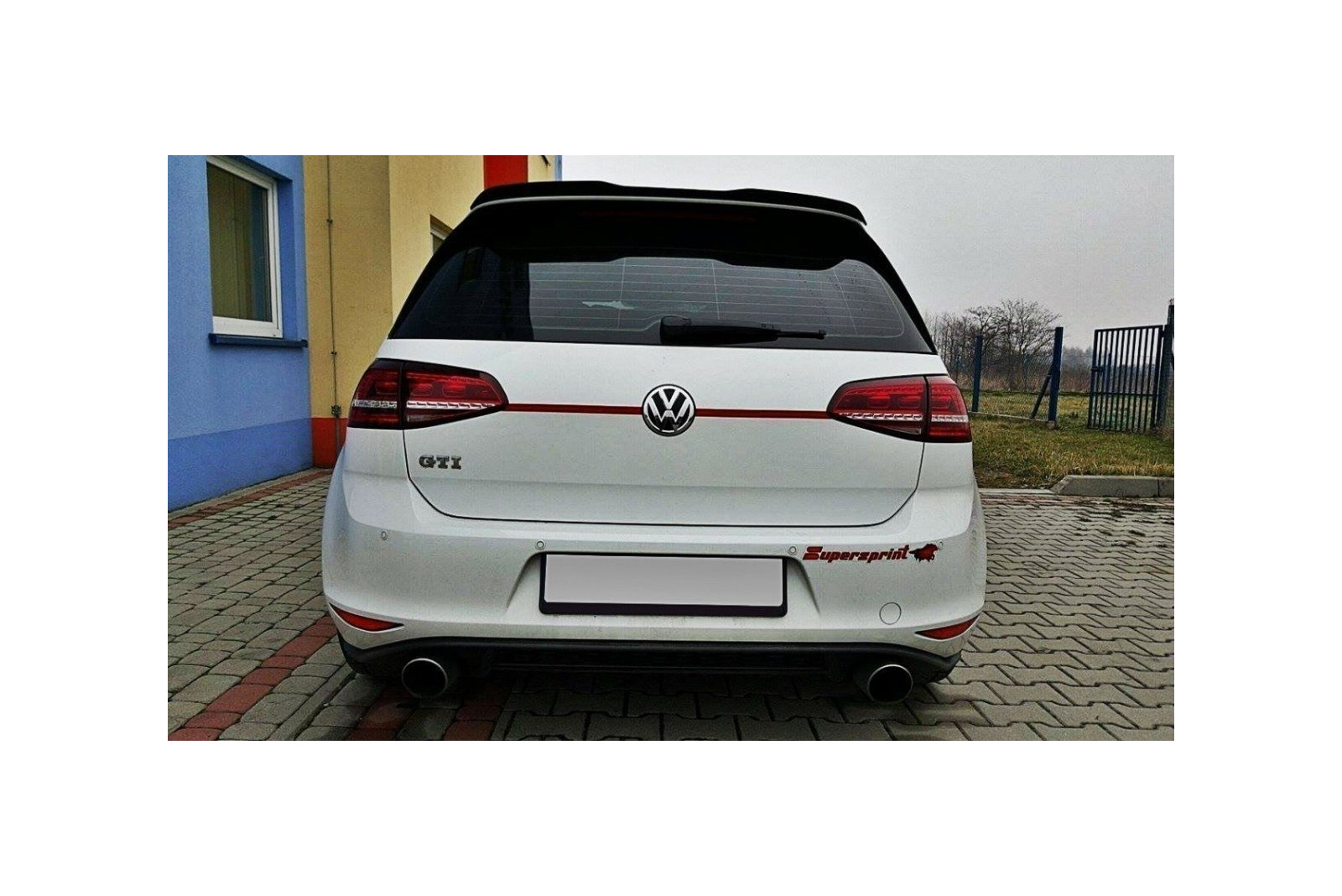 Przedłużenie Spoilera V.3 VW Golf 7 / 7 Facelift R / R-Line / GTI 