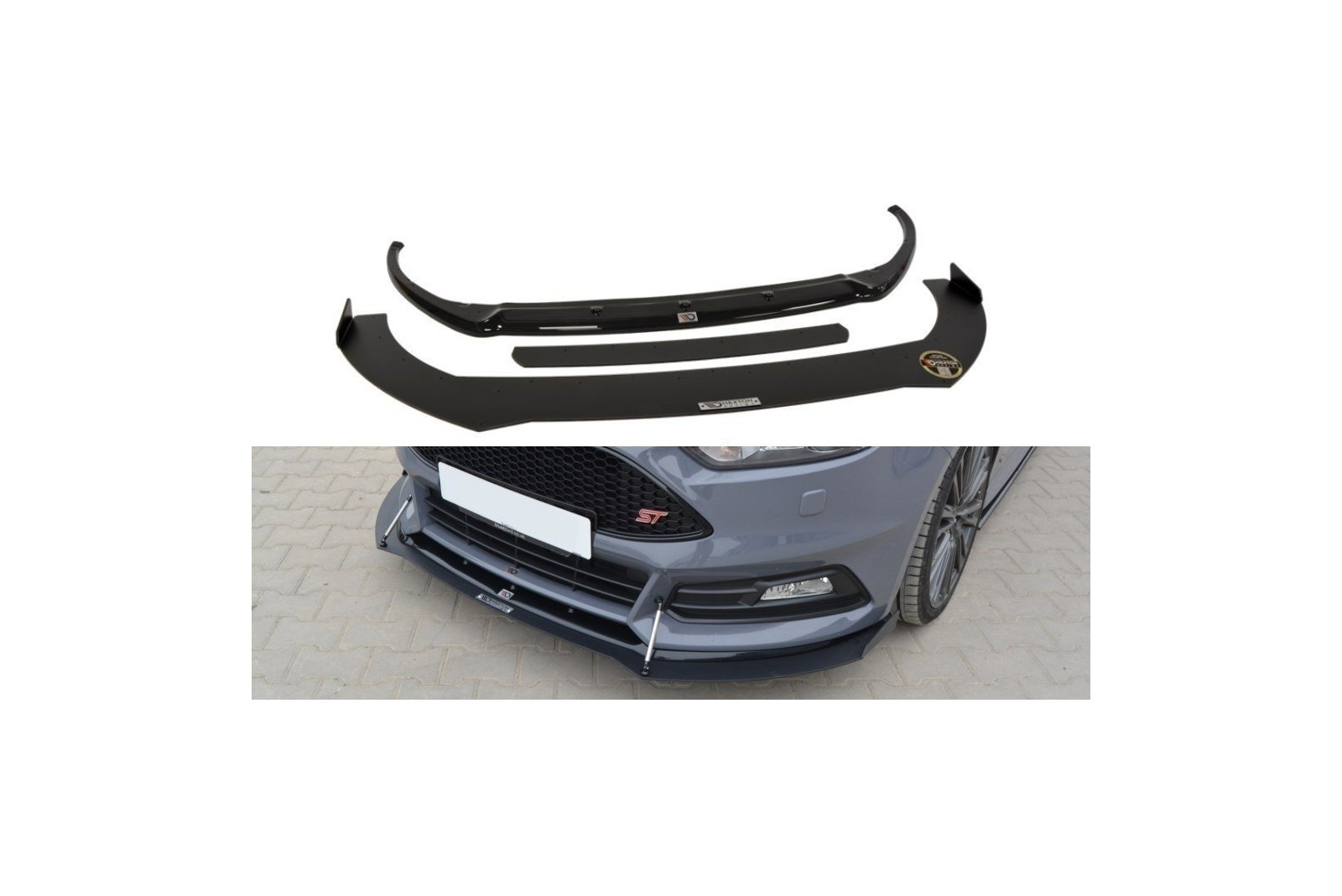 Splitter Hybrydowy V.2 Ford Focus ST Mk3 FL