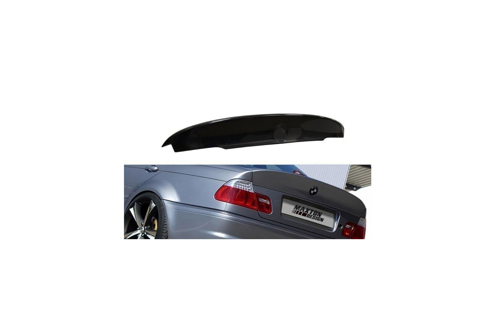 SPOILER TYLNY BMW 3 E46 - 4 DOOR SALOON [ M3 CSL LOOK ] (for painting)