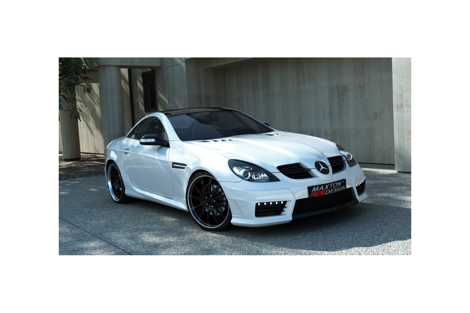 DOKŁADKI PROGÓW MERCEDES SLK R171 (SLK R172 AMG LOOK) ABS PLASTIC