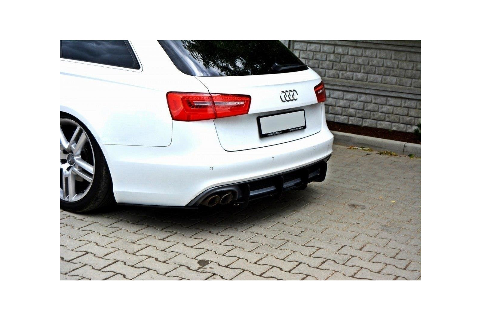 Dyfuzor Tylny i Splittery Tylne Boczne Audi A6 S-Line C7 (wydech 1x2)