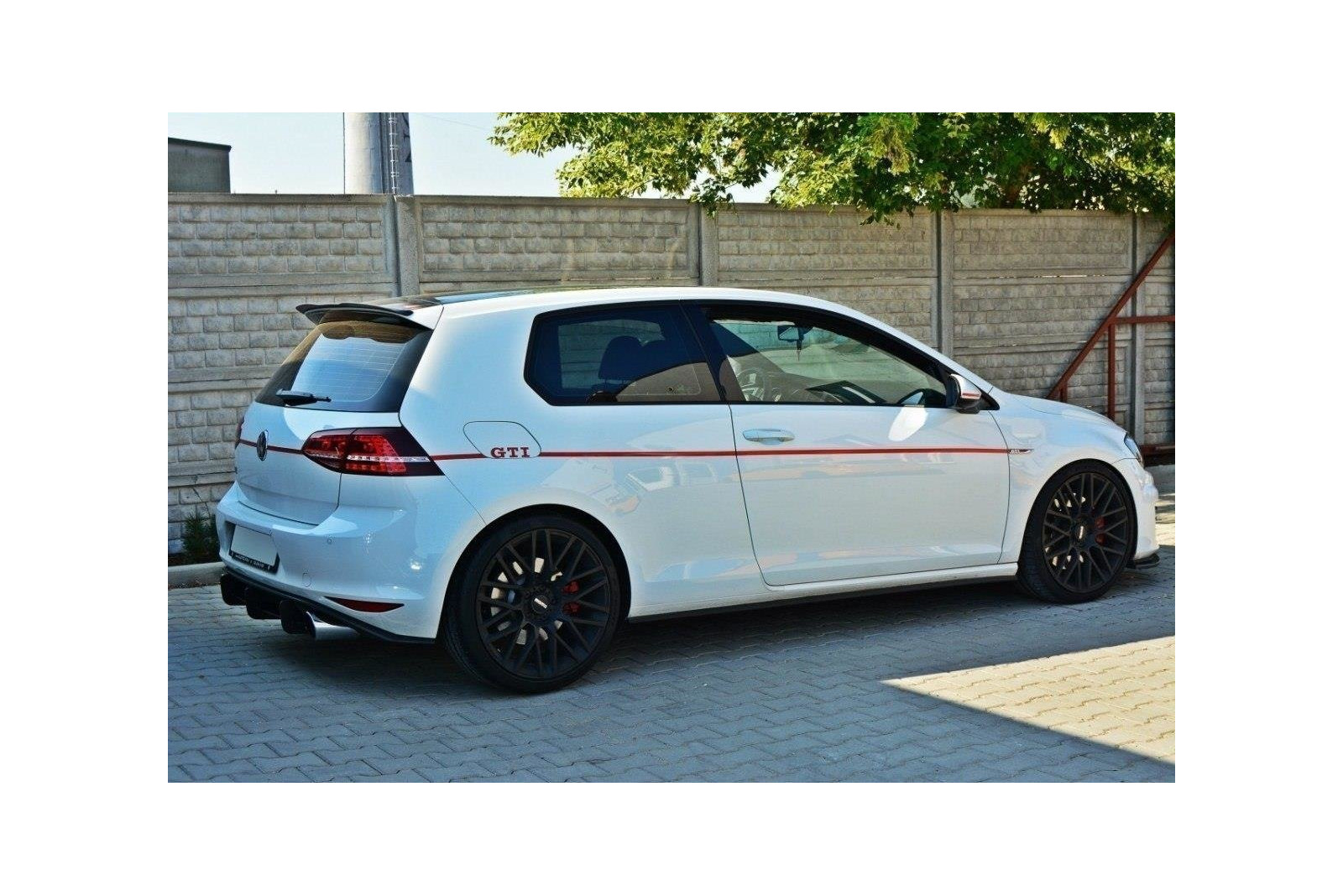 Dyfuzor Tylny i Splittery Tylne Boczne VW Golf 7 GTI