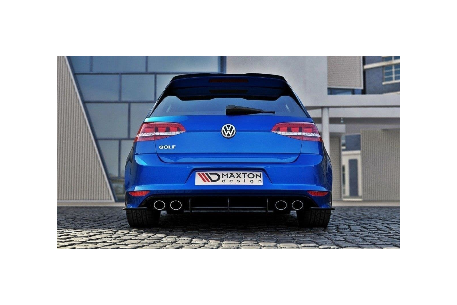 Dyfuzor Tylny i Splittery Tylne Boczne VW Golf 7 R Hatchback