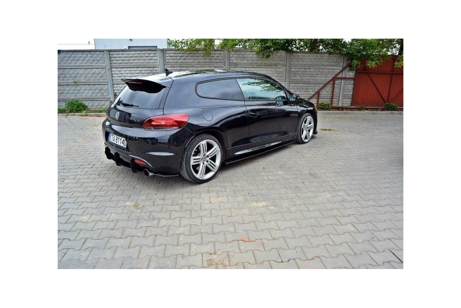 Dyfuzor Tylny i Splittery Tylne Boczne VW Scirocco 3R