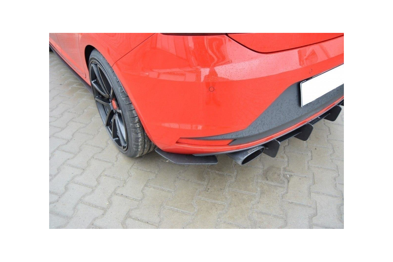 Dyfuzor Tylny i Splittery Tylne Boczne Seat Leon III Cupra