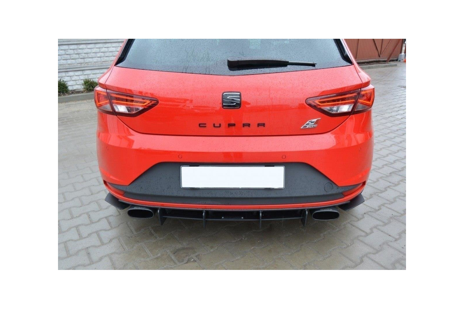 Dyfuzor Tylny i Splittery Tylne Boczne Seat Leon III Cupra