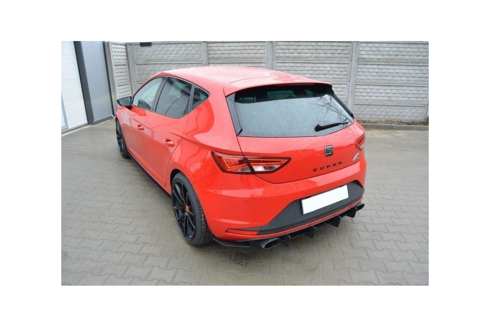 Dyfuzor Tylny i Splittery Tylne Boczne Seat Leon III Cupra