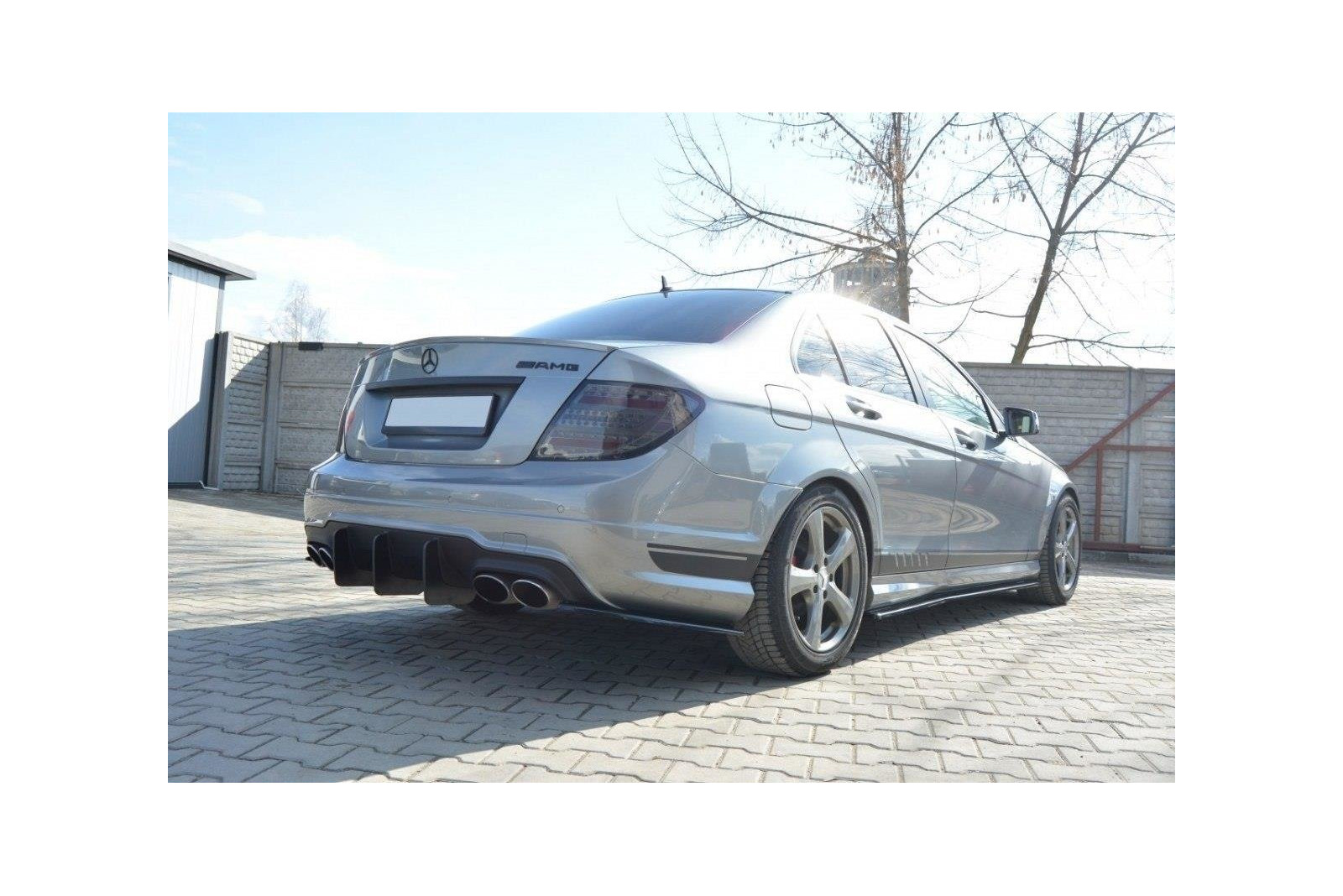 Dyfuzor Tylny Mercedes C-Class W204 AMG-Line Polift V.1