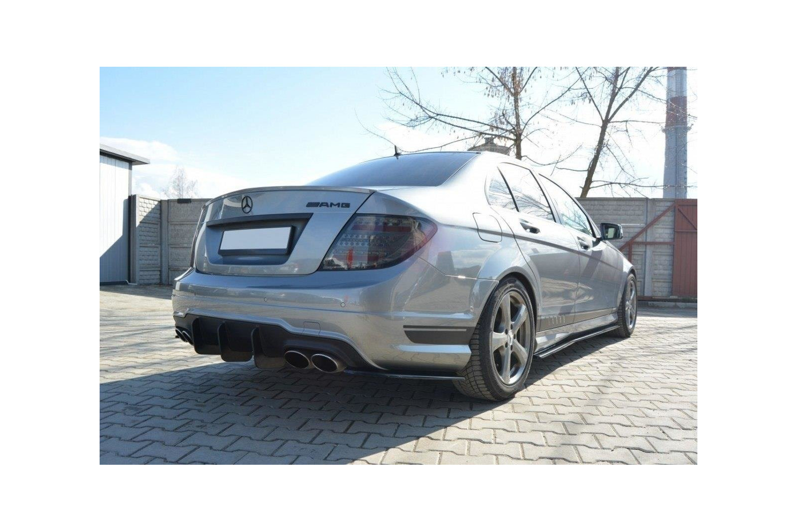 Dyfuzor Tylny Mercedes C-Class W204 AMG-Line Polift V.2