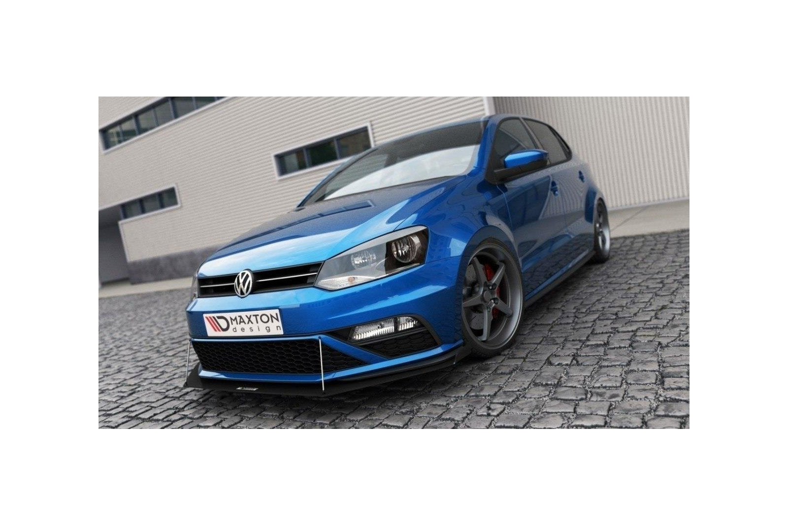 Splitter Przedni Racing VW Polo 5 GTI Polift (ze skrzydłami)