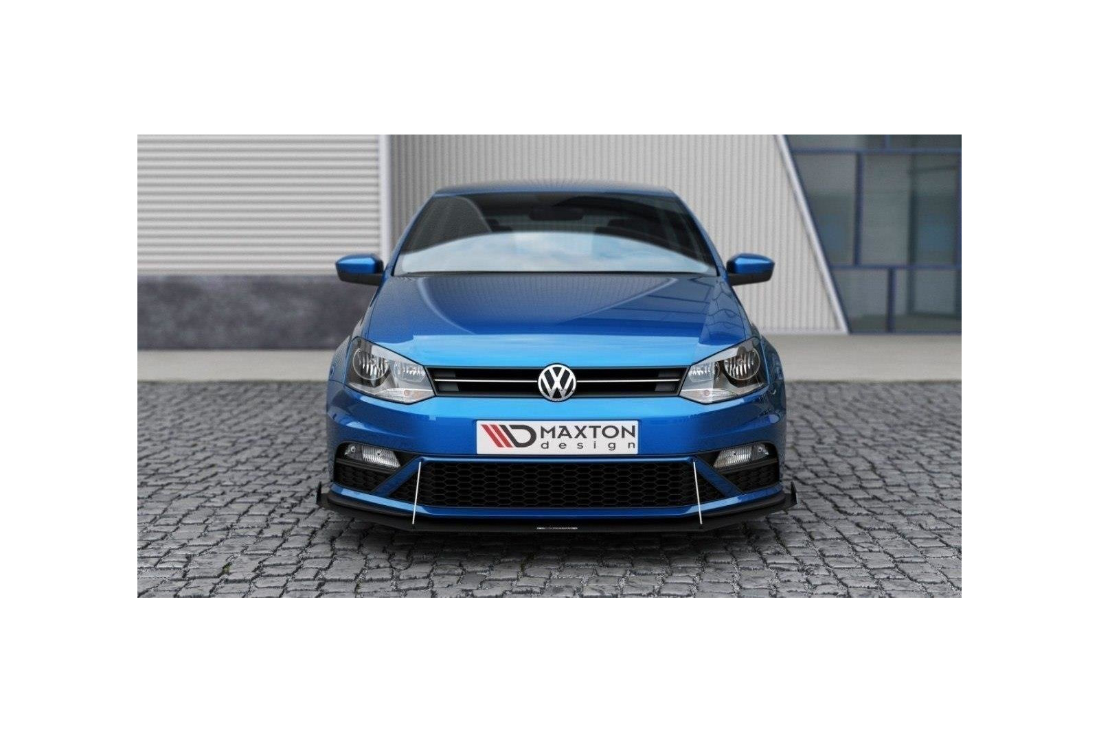 Splitter Przedni Racing VW Polo 5 GTI Polift (ze skrzydłami)