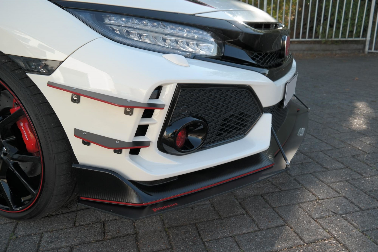 OWIEWKI BOCZNE ZDERZAKA HONDA CIVIC X TYPE R