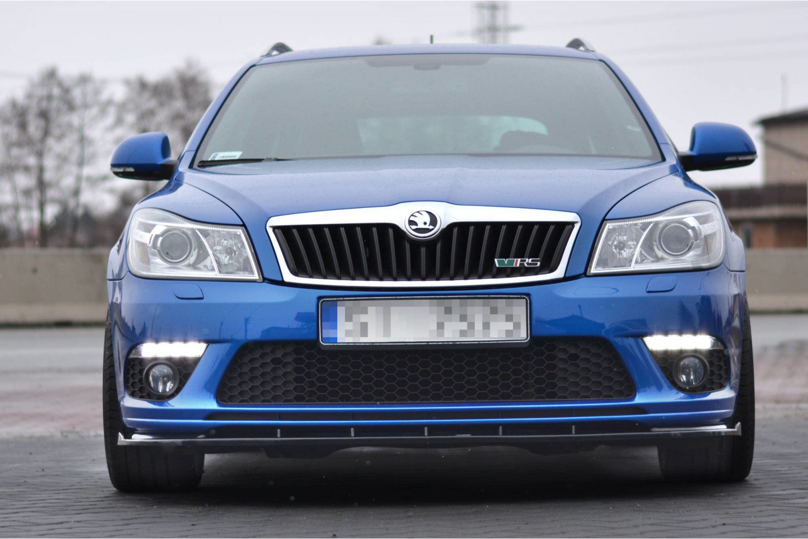 SPLITTER PRZEDNI V1 SKODA OCTAVIA MK2 (RS VERSION) FACELIFT