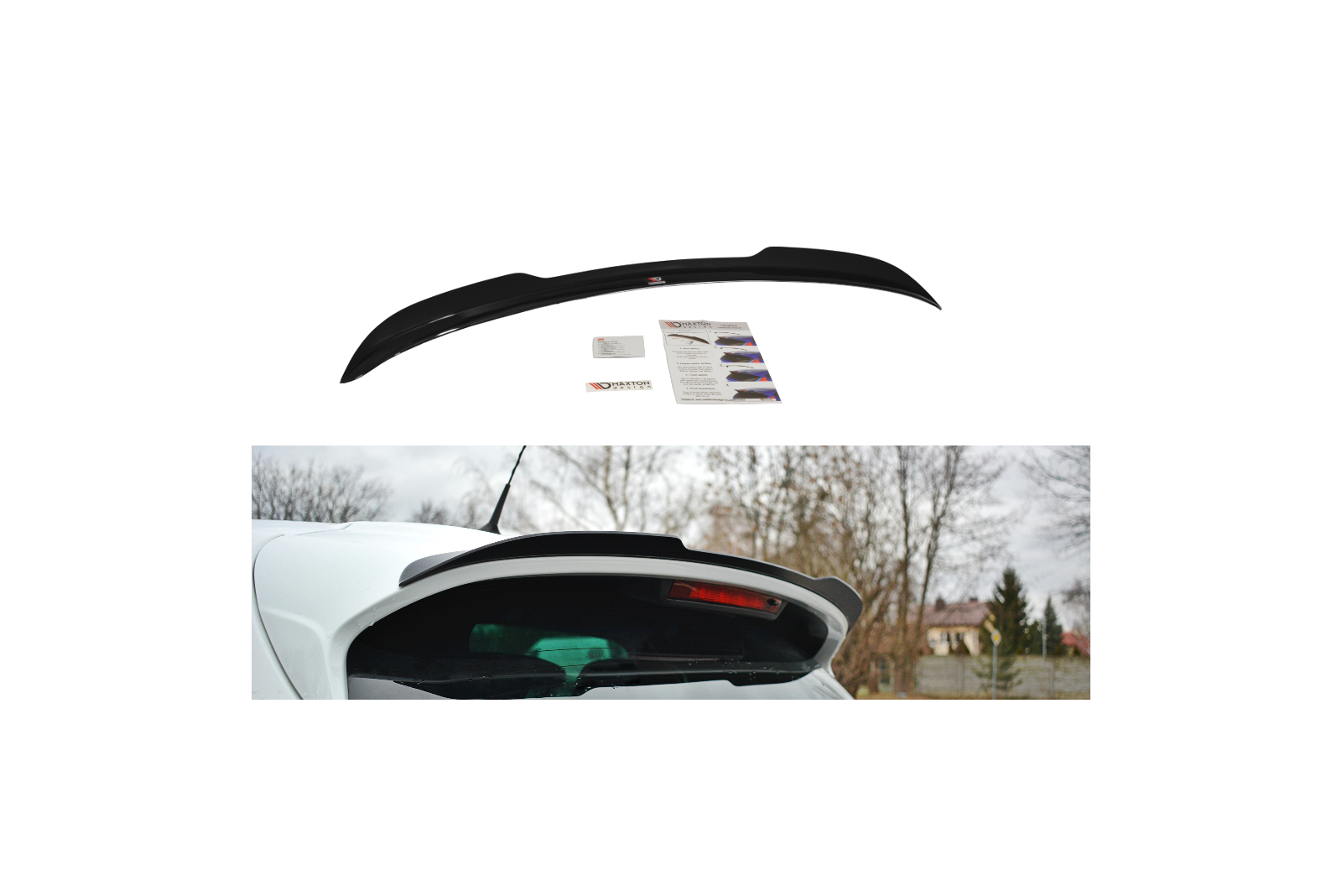 SPOILER CAP RENAULT CLIO MK4 RS