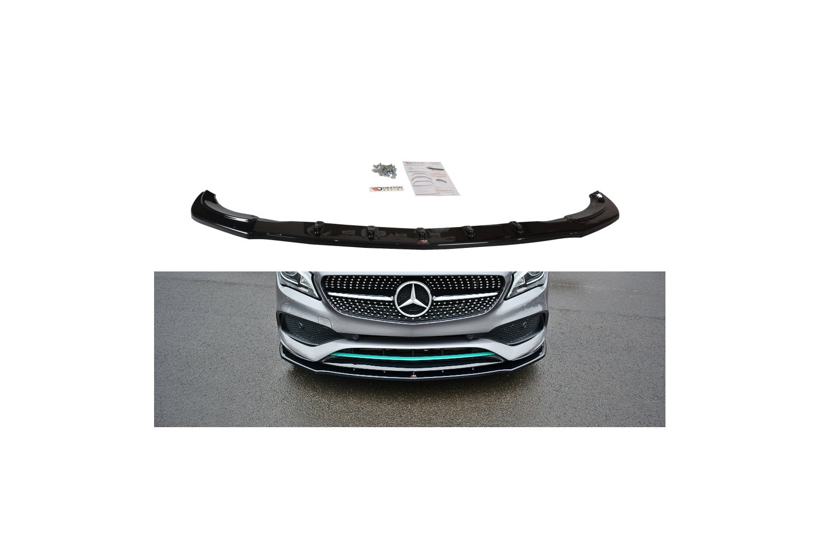 SPLITTER PRZEDNI V.1 MERCEDES-BENZ CLA C117 AMG-LINE FACELIFT