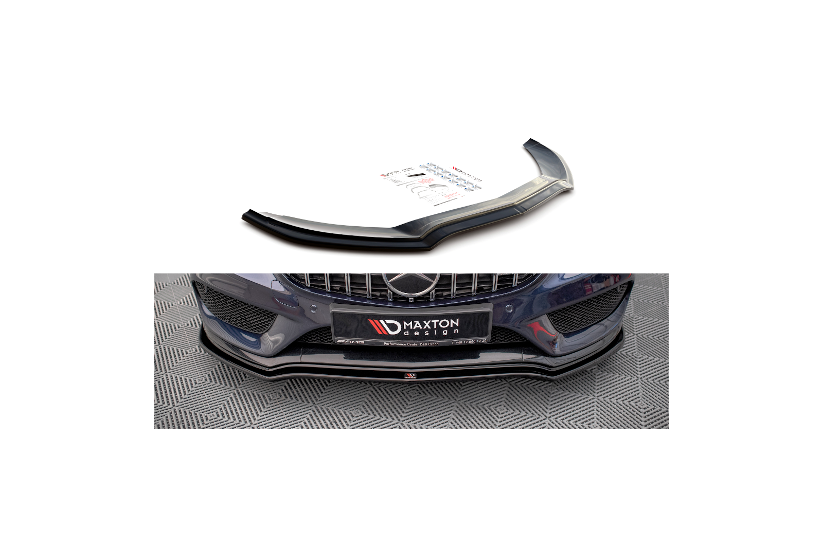 SPLITTER PRZEDNI V.1 MERCEDES-BENZ C43 AMG W205